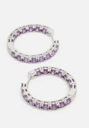 Mounser Laguna Hoop Earrings Plum