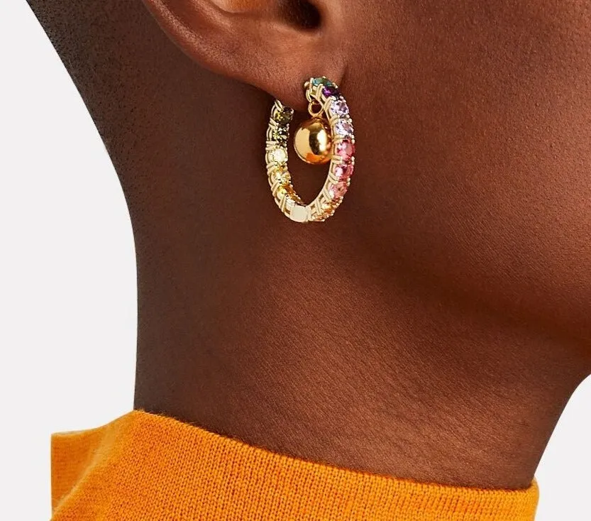 Mounser Laguna Hoop Earrings Rainbow