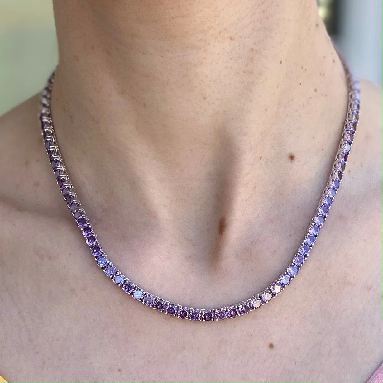 Mounser Laguna Necklace Plum