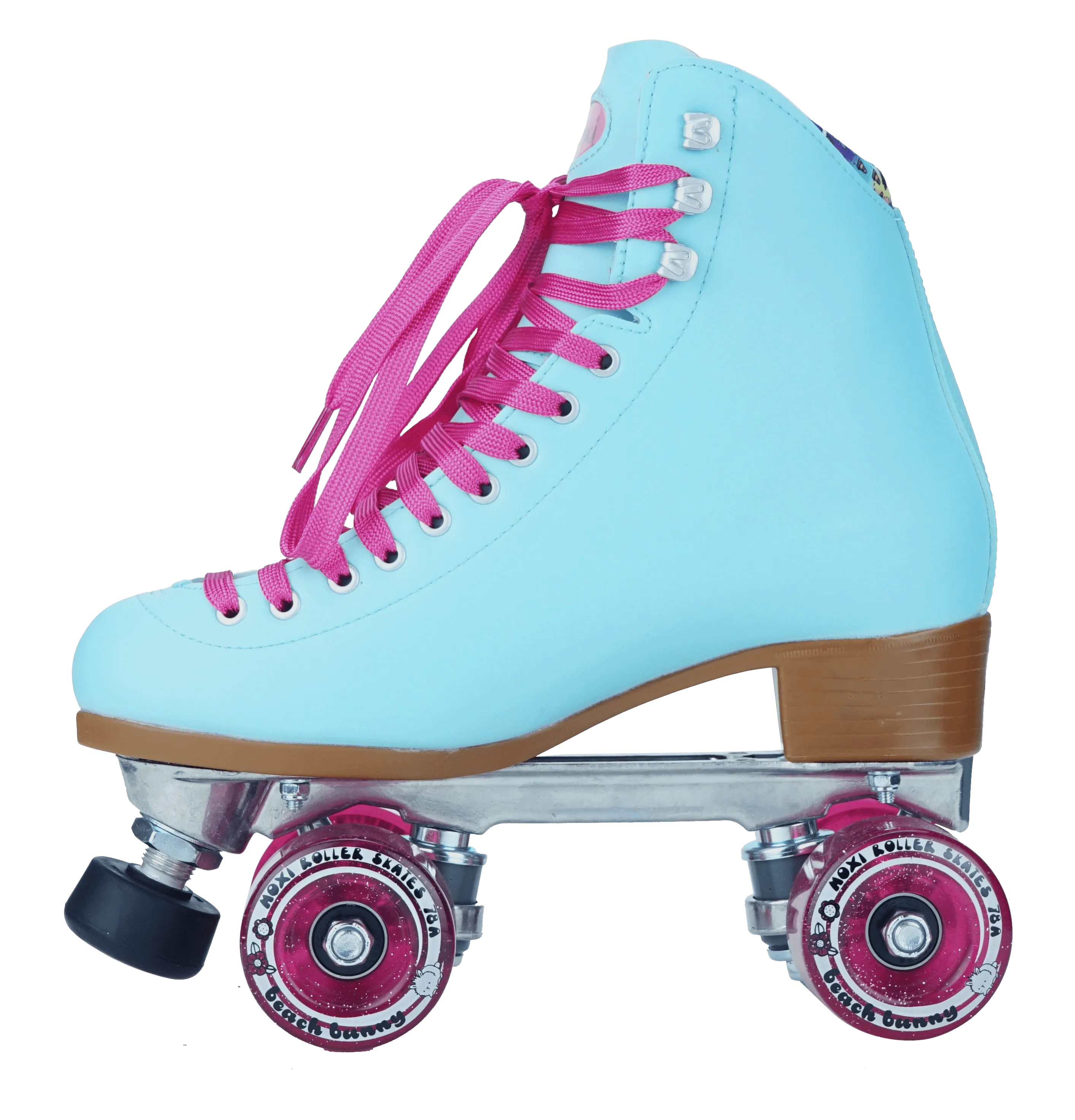 Moxi Beach Bunny Roller Skates Blue Sky