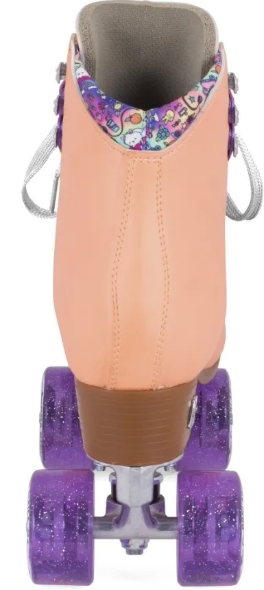 Moxi Beach Bunny Roller Skates Peach Blanket