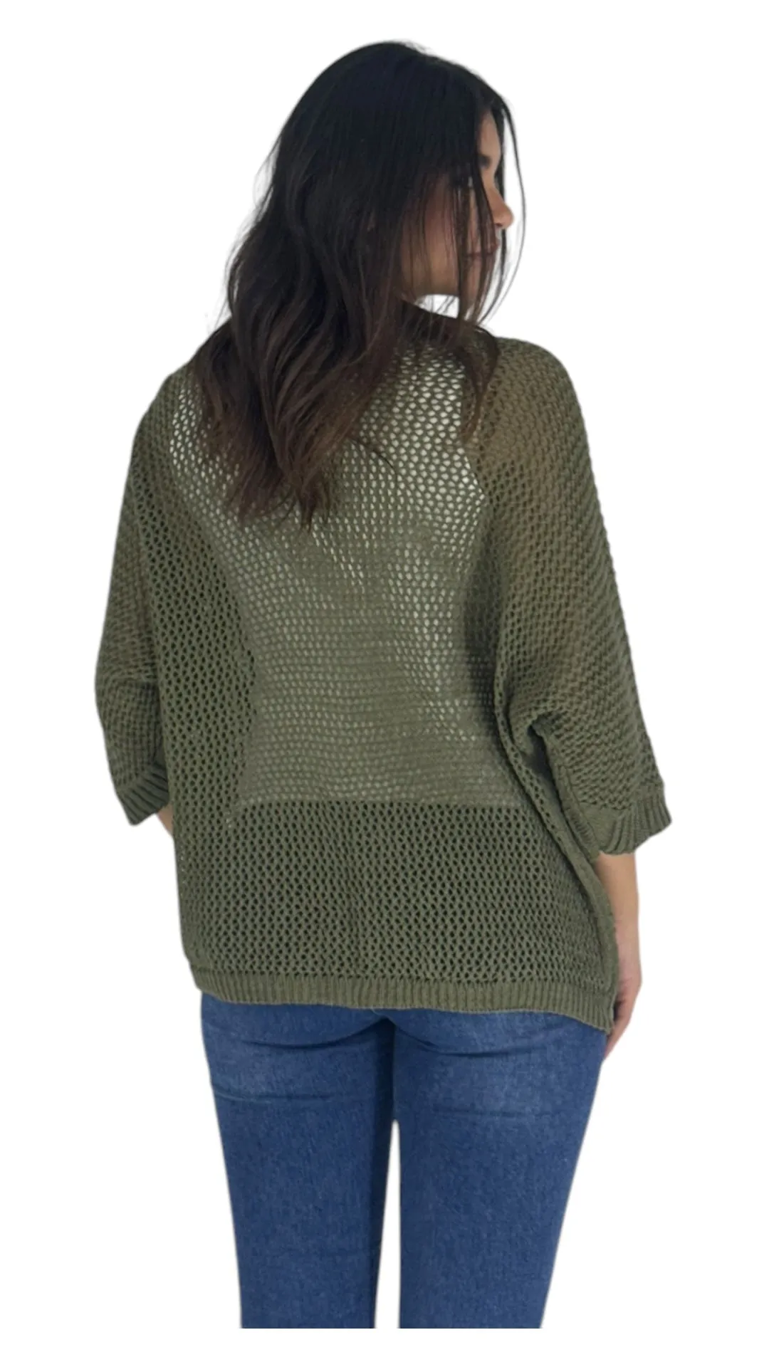 Muna khaki cardigan