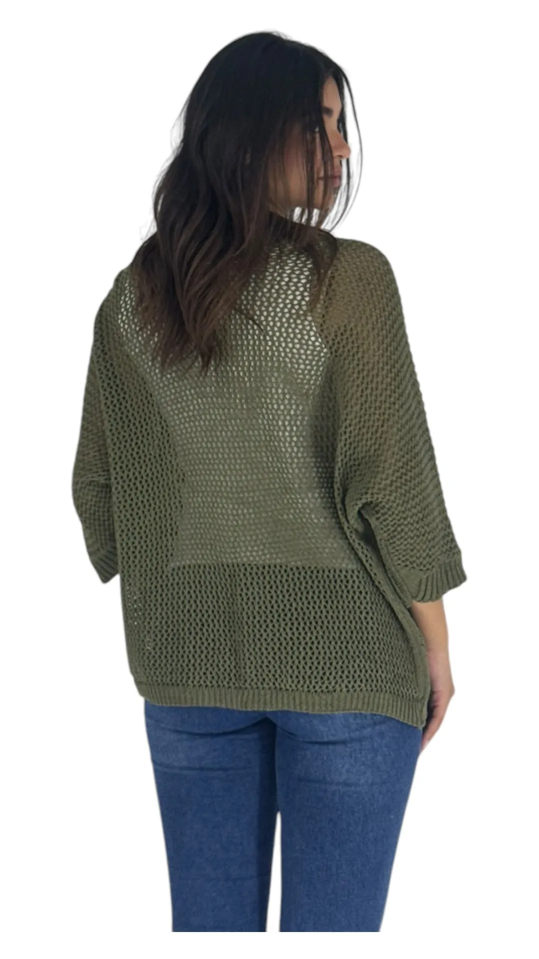 Muna khaki cardigan