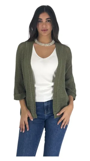 Muna khaki cardigan