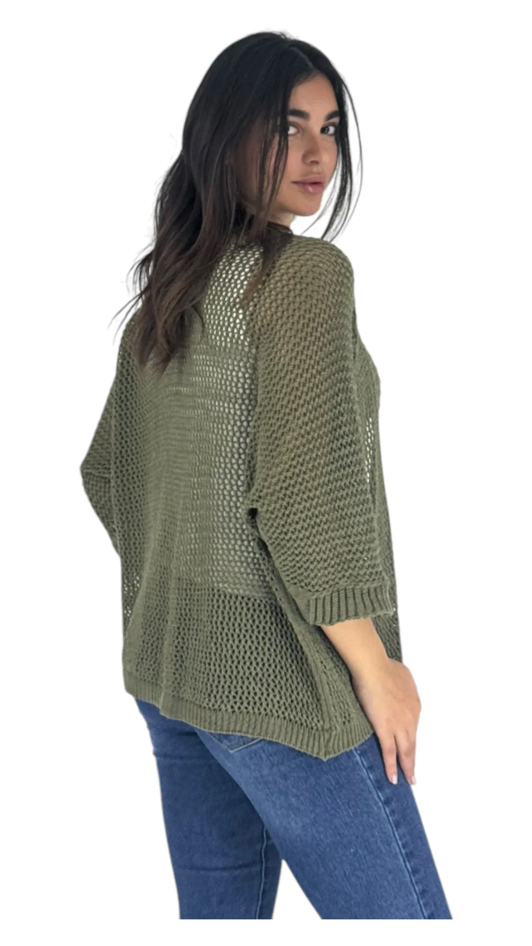Muna khaki cardigan