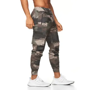 Muscle Fitness European and American New Sports Running Quick-Drying Camouflage Loose Sports Overalls