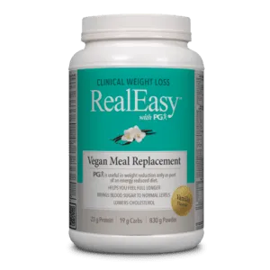 Natural Factors RealEasy With PGX Vegan Meal Replacement Powder - Vanilla (830 g)