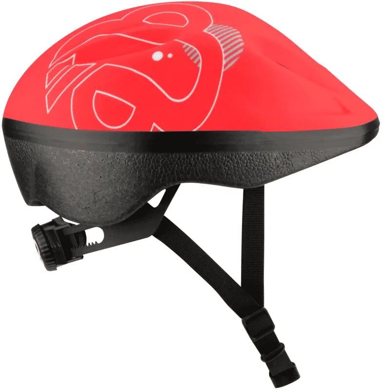 NIJDAM JUNIOR HELMET - RAGING RED