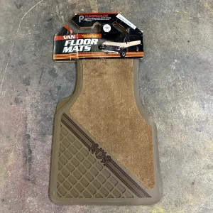 NOS Carpet/Rubber Plasticolor Floor Mats - Astro/Safari Vans 1984 