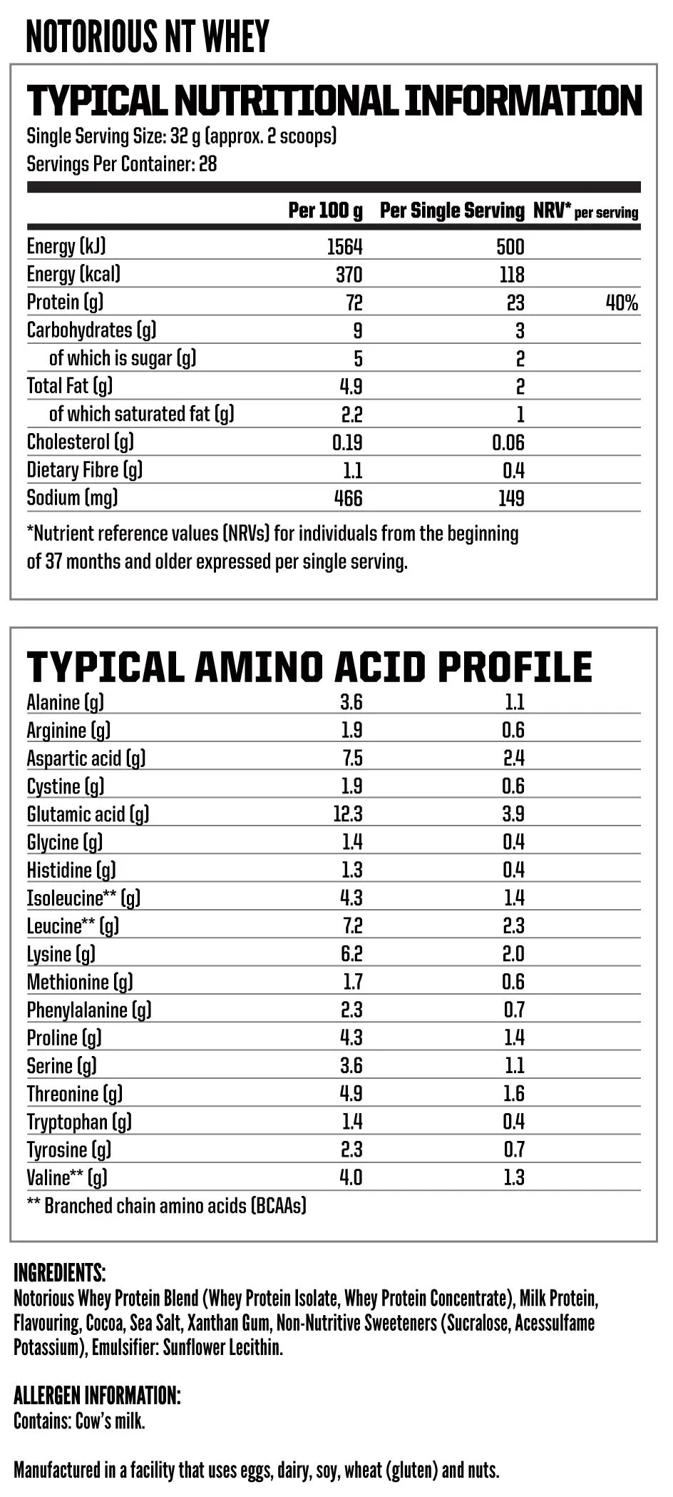 Nutritech Premium Whey 908g