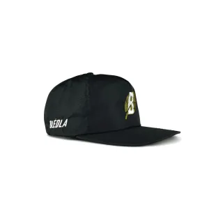 Nylon Leaf Hat - Black
