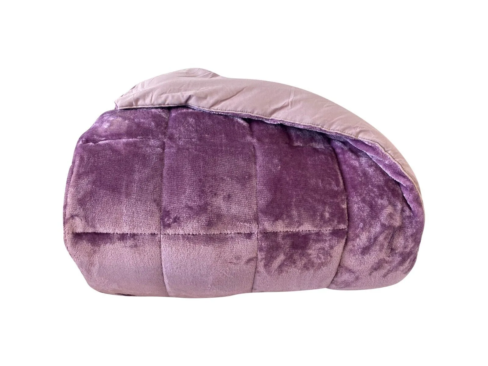 Odyssey Living Deluxe Faux Fur Comforter Set - LILAC