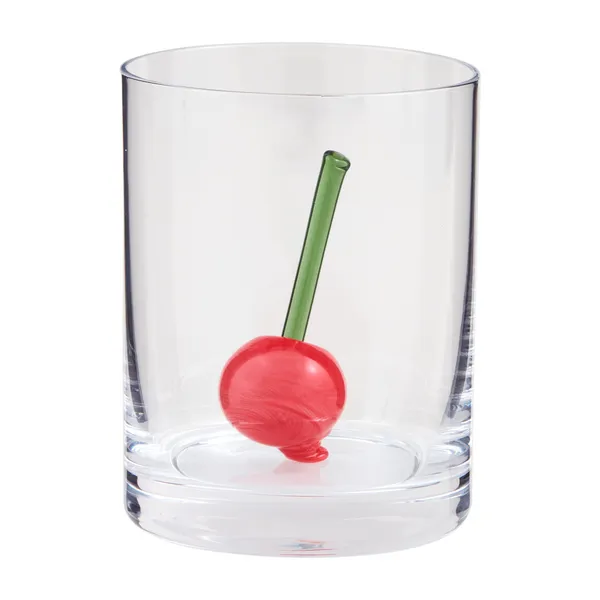 Old Fashioned and Cherry Glass