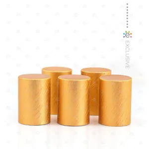 Orange/Copper Metallic Roller Bottle Cap (5pk)