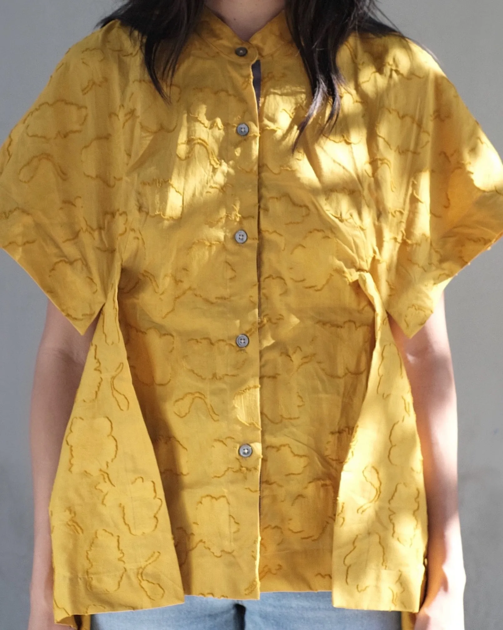 Origami Shirt in Sunbeam Yellow