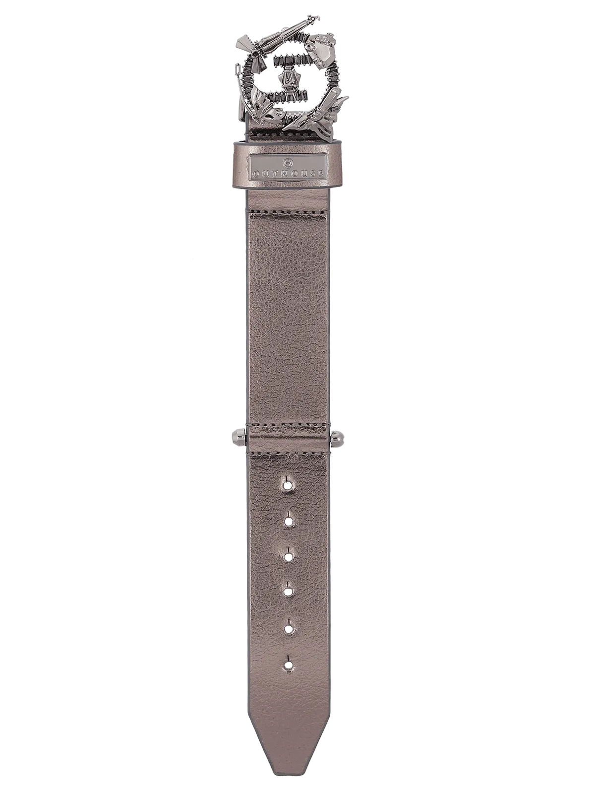 Outhouse   I    OH V Arbor Gate Astra Gunmetal Cuff Gunmetal New OHAW19BR016