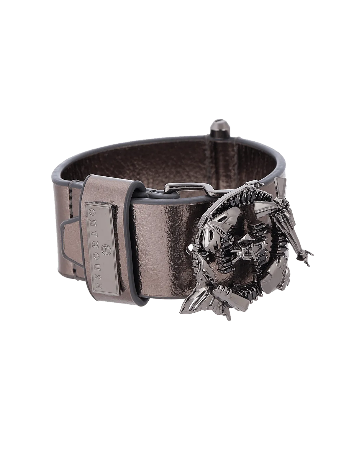 Outhouse   I    OH V Arbor Gate Astra Gunmetal Cuff Gunmetal New OHAW19BR016