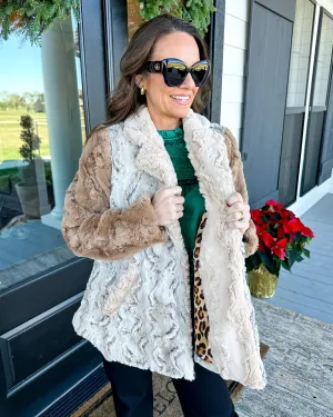 Patchwork Fur Jacket