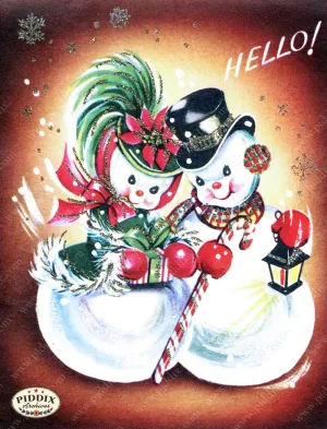 PDXC10104a -- Snowmen, women