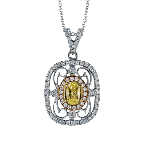 Pendant in 18k Gold with Diamonds