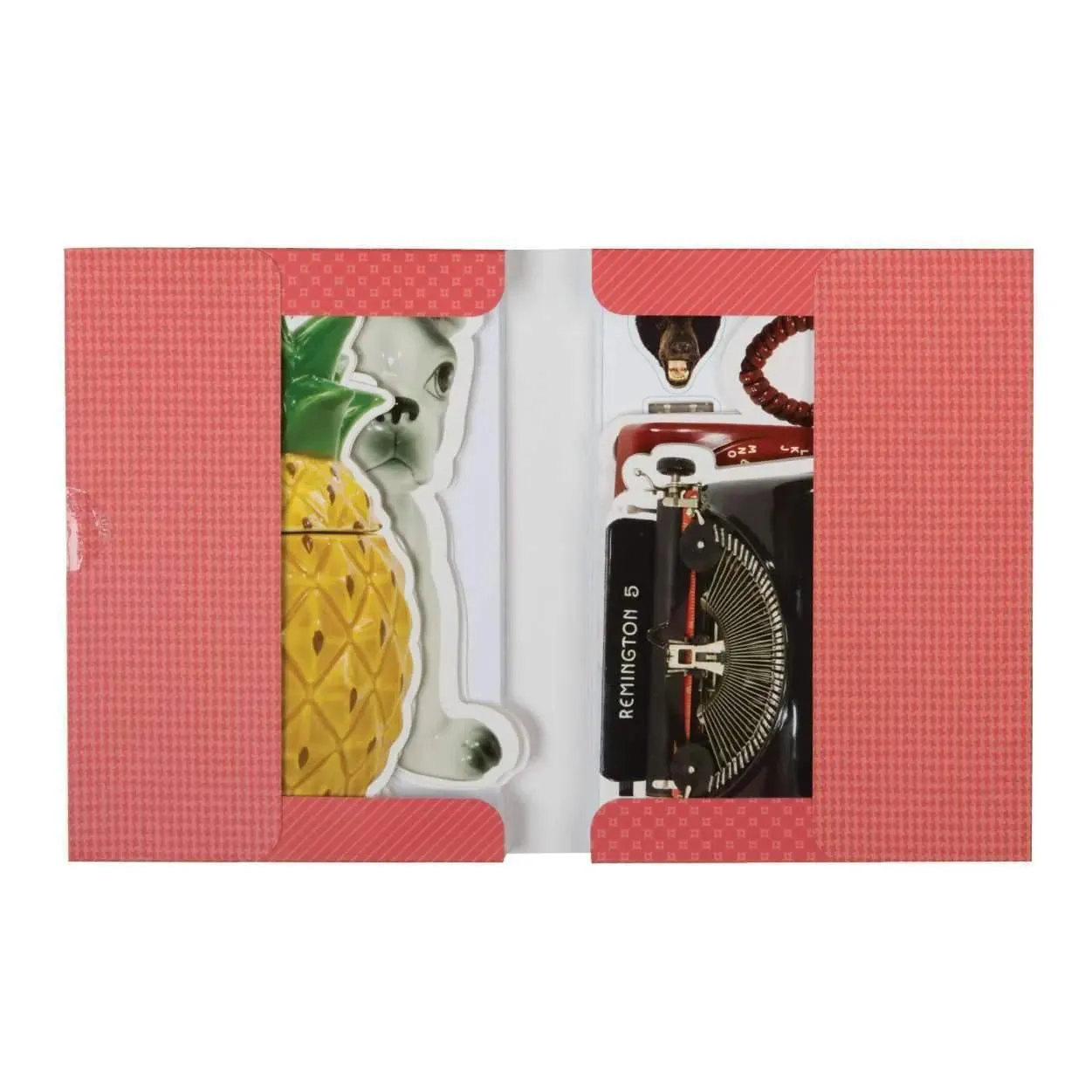Phat Dog Vintage Shaped Notecard Portfolio