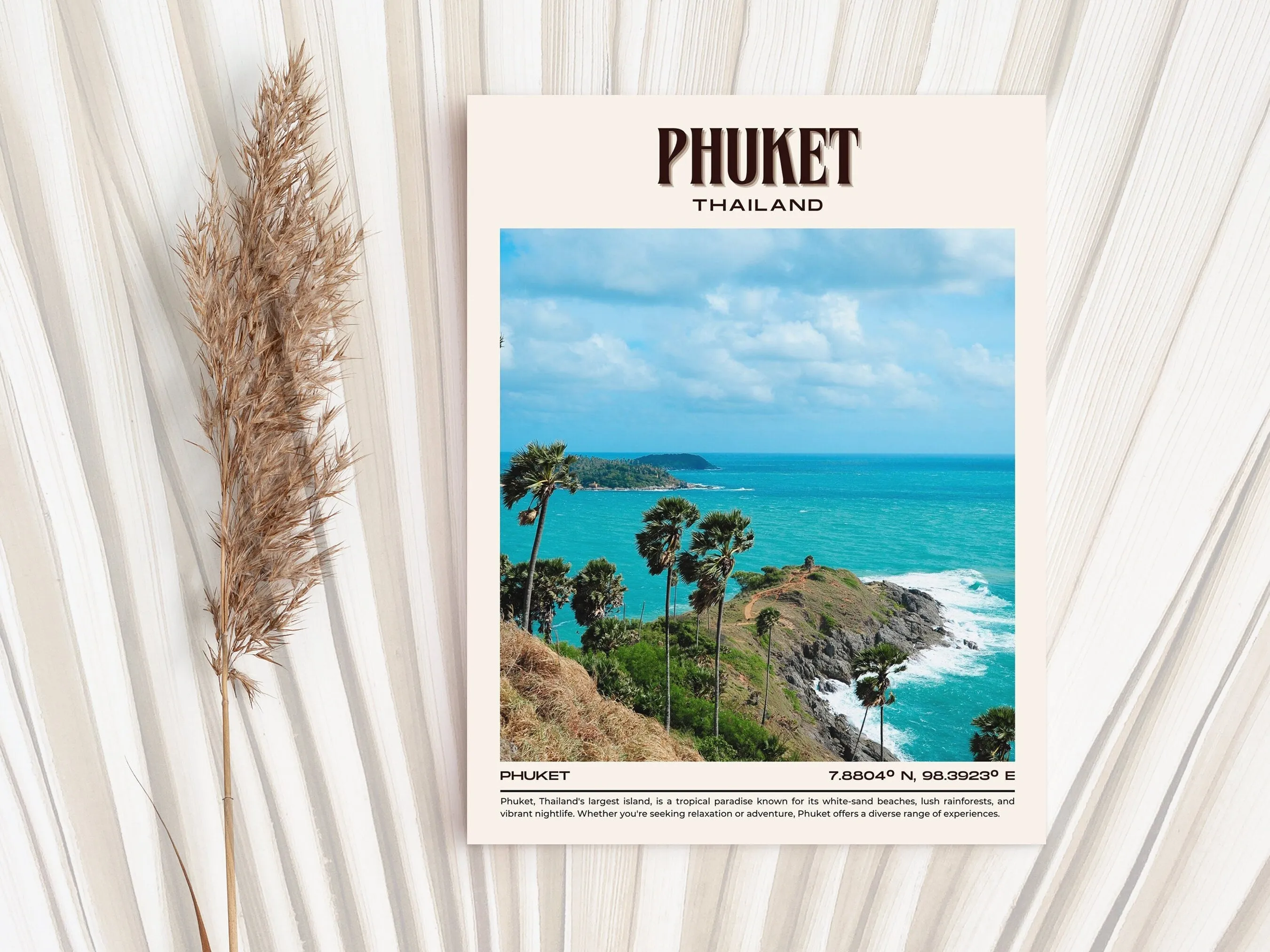 Phuket Vintage Wall Art, Thailand