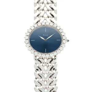 Piaget White Gold Diamond Watch, 1970s