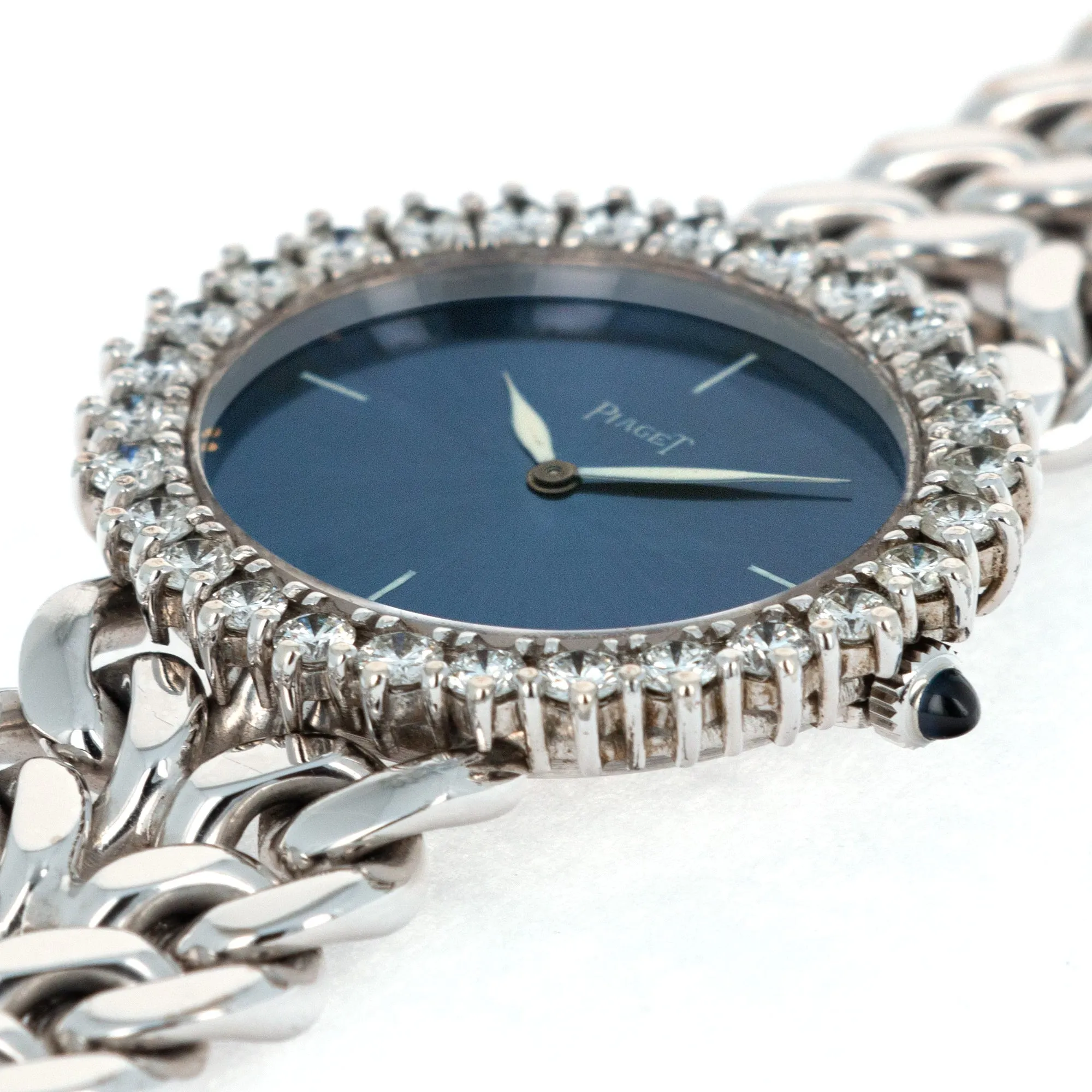 Piaget White Gold Diamond Watch, 1970s