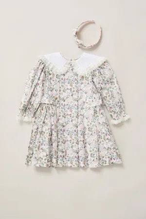 Piano Dress  Lavender Lane Liberty Print