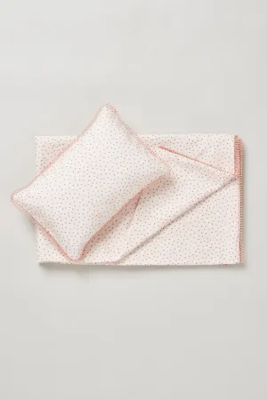 Pink Stars Duvet Cover Set for Single Bed