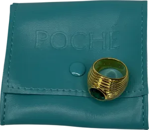 Poche 18 Kt Gold Candy Ring - Size Q
