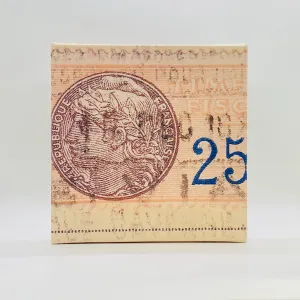 Postage Stamp Wall Decor, Wall Art – 8x8 Vintage-Inspired Print