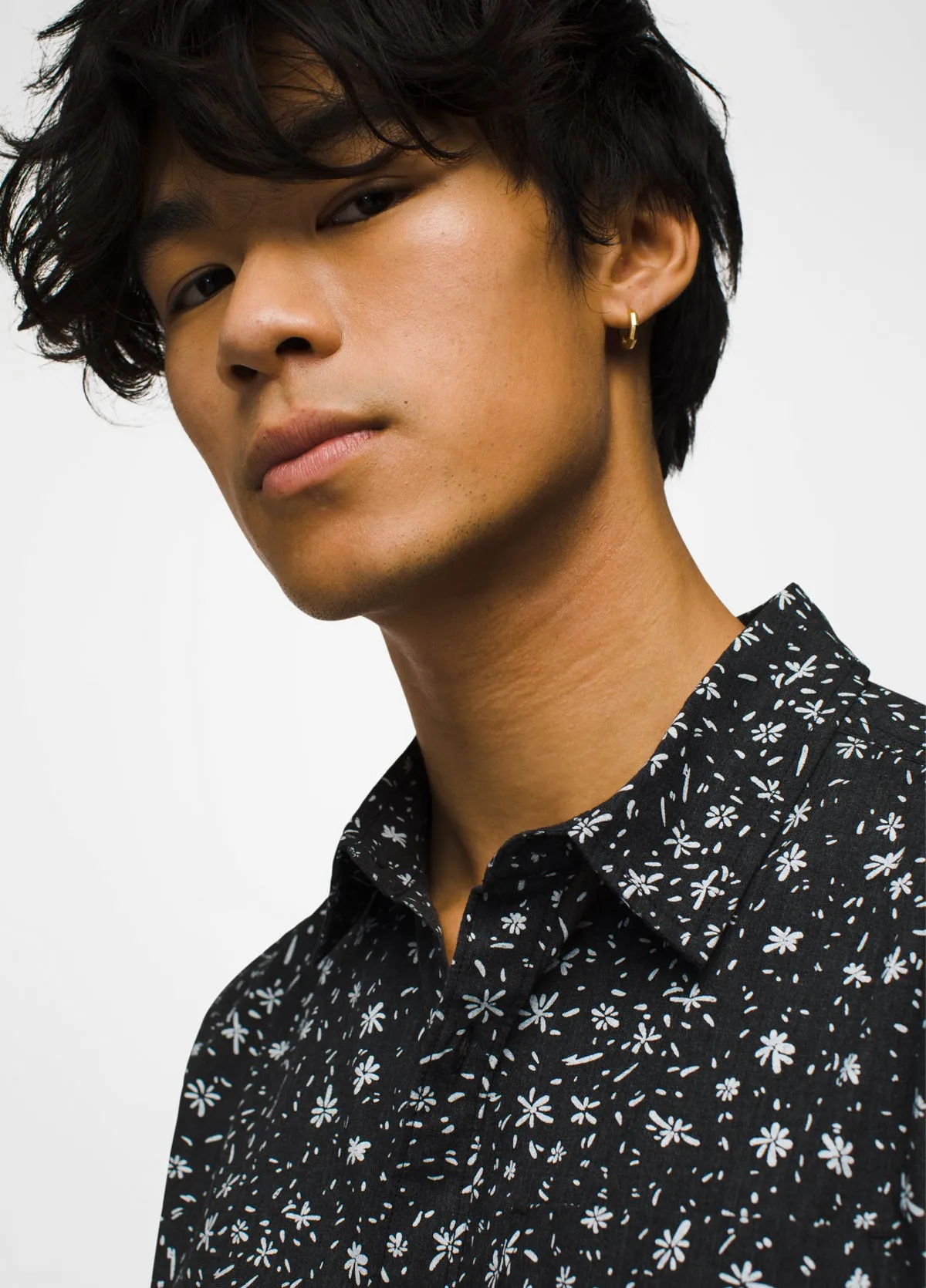 prAna Stimmersee Shirt-Black Above