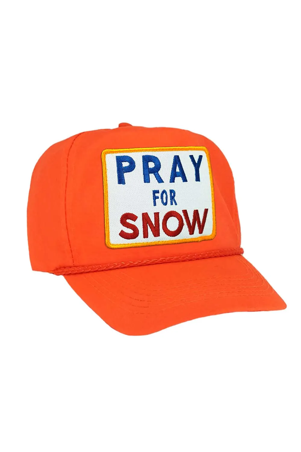 PRAY FOR SNOW - VINTAGE NYLON TRUCKER HAT