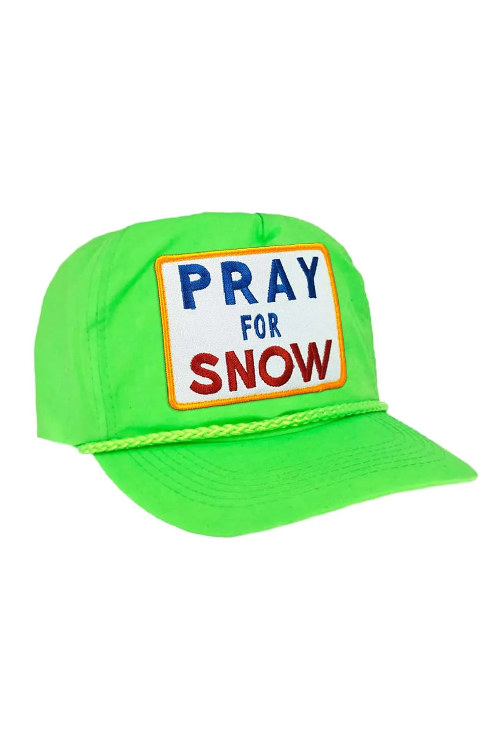 PRAY FOR SNOW - VINTAGE NYLON TRUCKER HAT