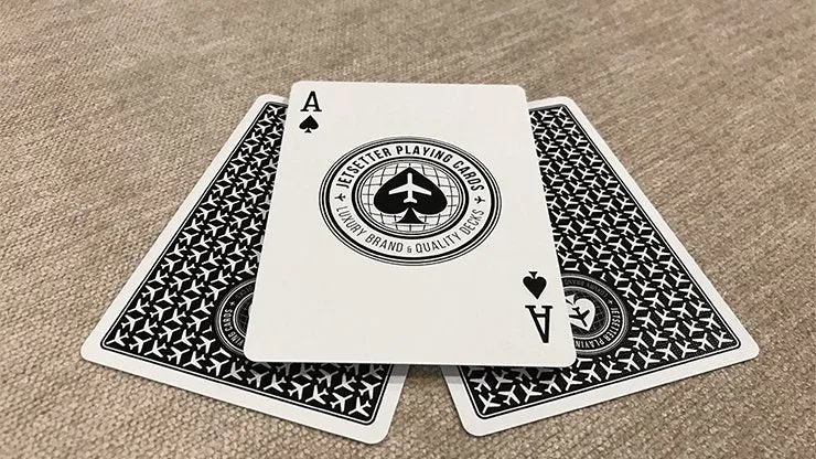 Premier Edition in Jet Black Private Reserve by Jetsetter Playing Cards