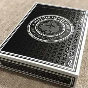 Premier Edition in Jet Black Private Reserve by Jetsetter Playing Cards