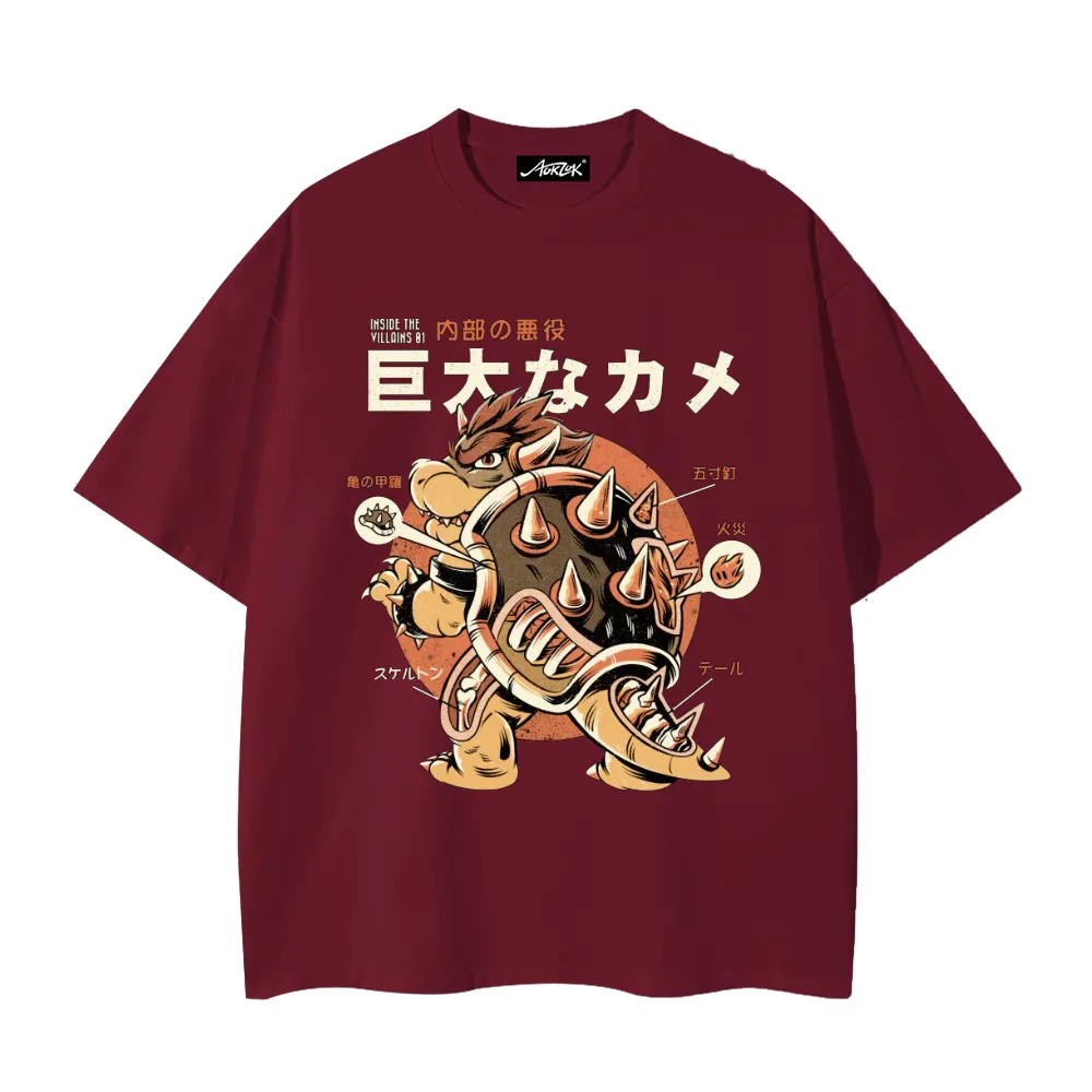 巨大な力クッパズとPrint T-shirt