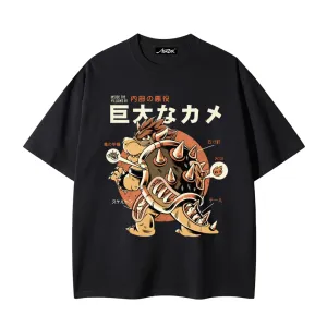 巨大な力クッパズとPrint T-shirt