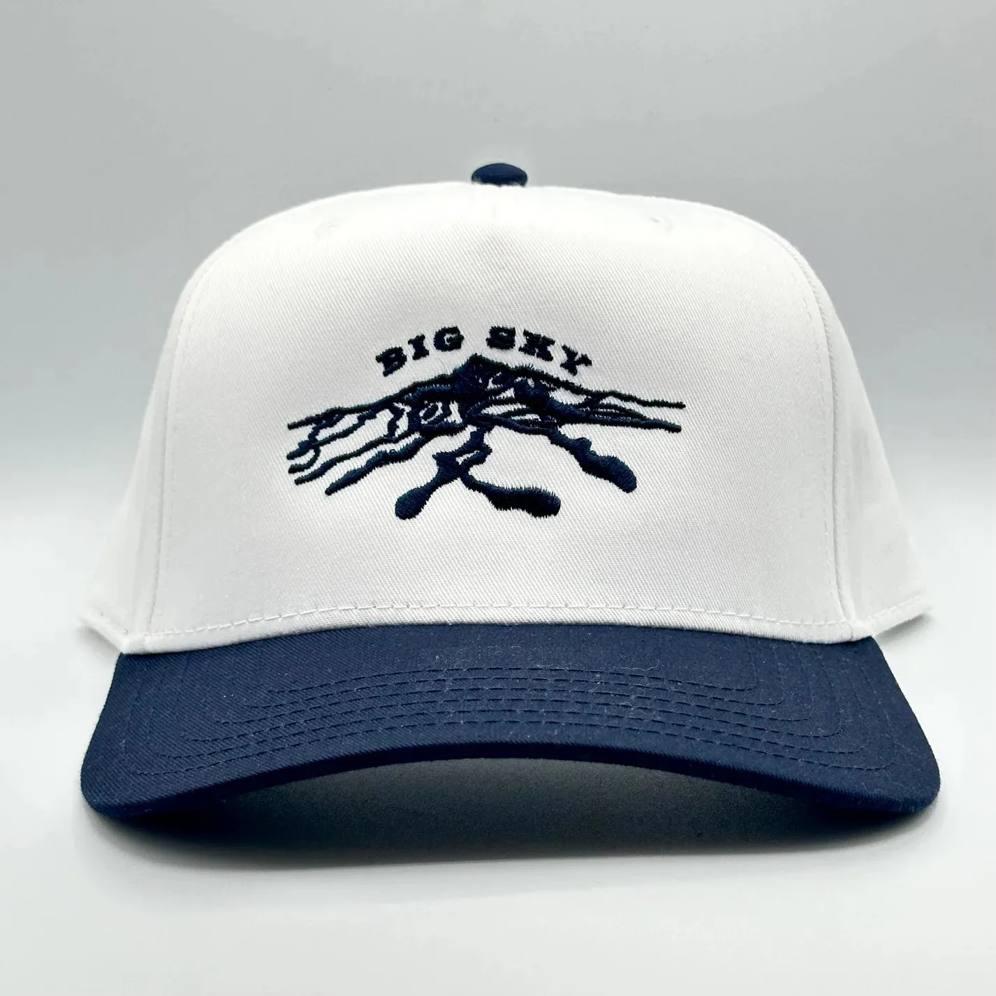 Proctor Co - Big Sky Hat - White/Navy Snapback