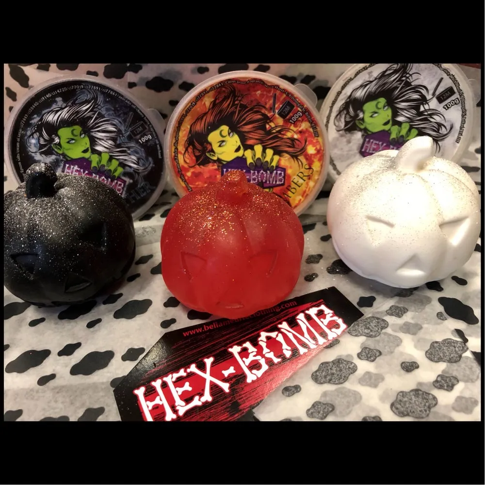 Pumpkin Deluxe Metallic Hex Box