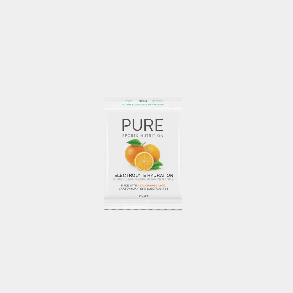 PURE Sports Nutrition Electrolyte Hydration 42g - Orange (Single Serve)