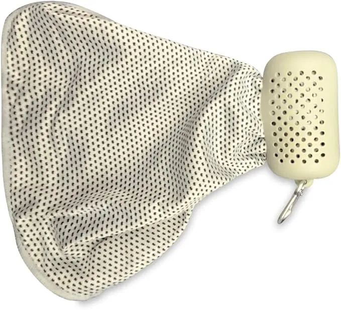 Quick Dry Microfiber Towel - Perfect for Backpacking, Yoga, Travel, Camping, Sports & More - Super Absorbent & Lightweight - Convient Silicone Case with Carabiner Clip (Gray)