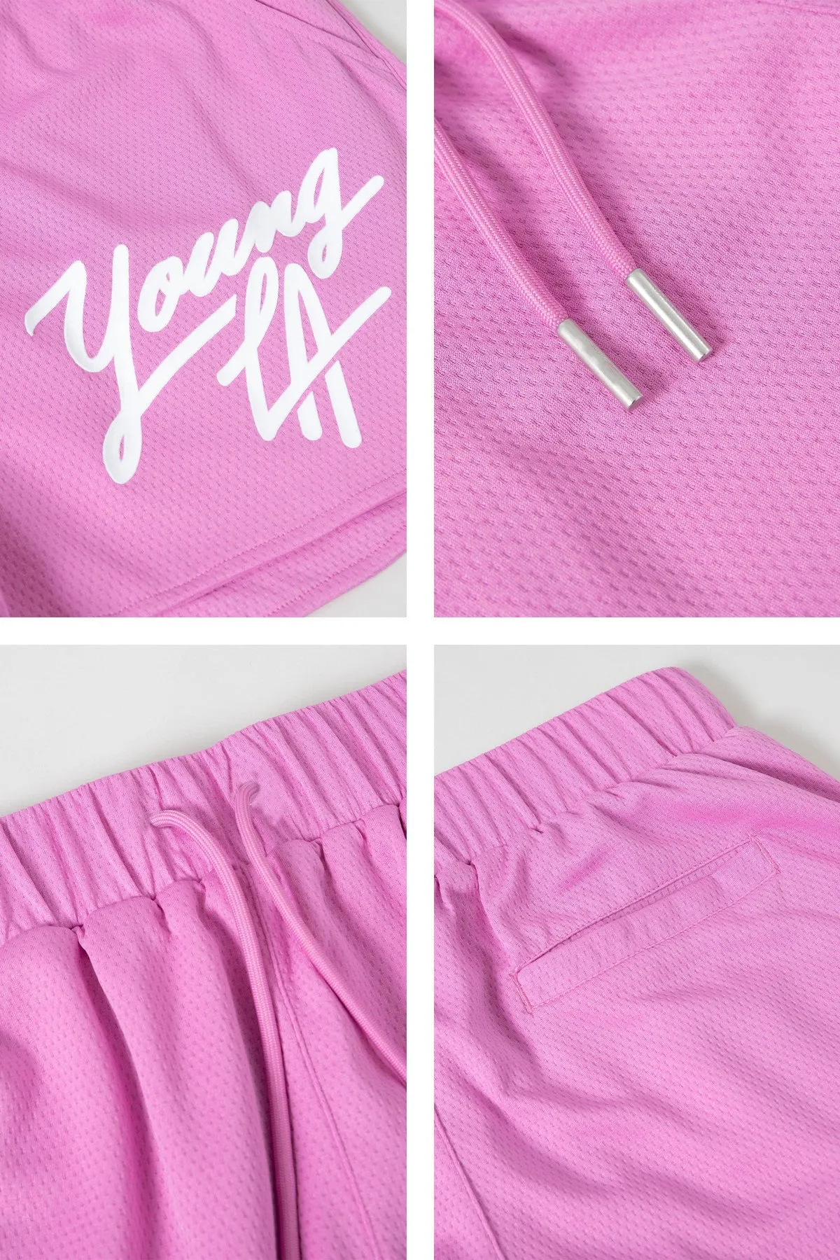 Quick-drying Mesh Casual Sports, American Below the Knee Cropped Shorts