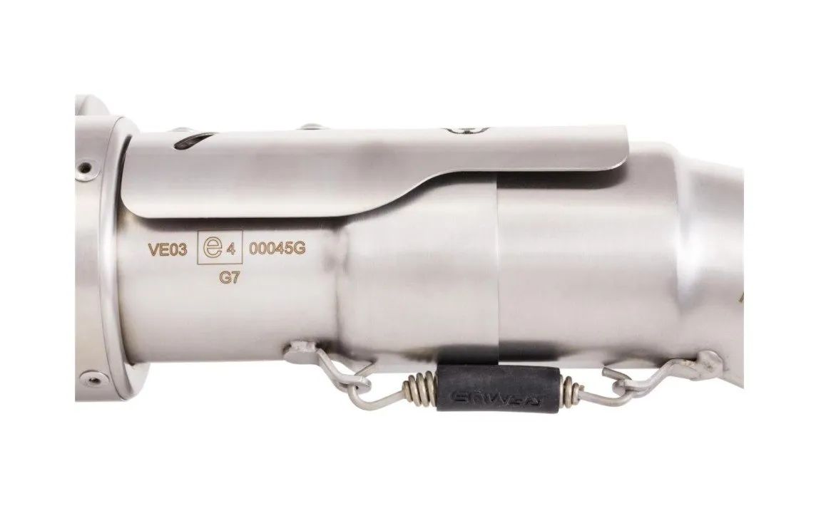 Racing Exhaust REMUS Dual Flow Carbon | Vespa GTS Models 300cc (`16-`18) E4