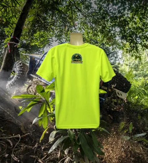 RAINFOREST CHALLENGE DRY FIT T-SHIRT - HI VISIBILITY YELLOW - RFC-2XL