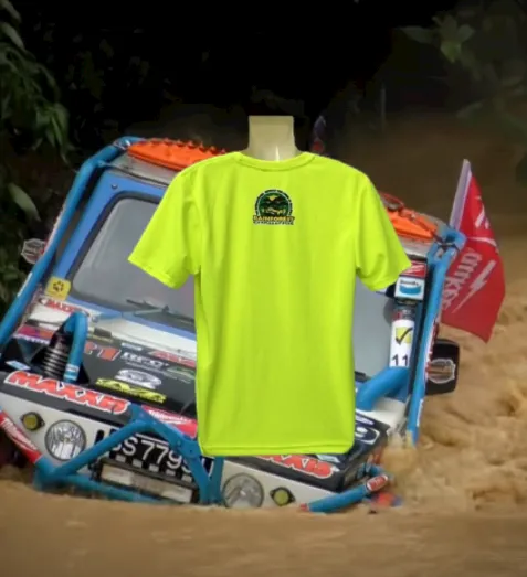 RAINFOREST CHALLENGE DRY FIT T-SHIRT - HI VISIBILITY YELLOW - RFC-2XL