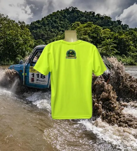 RAINFOREST CHALLENGE DRY FIT T-SHIRT - HI VISIBILITY YELLOW - RFC-2XL
