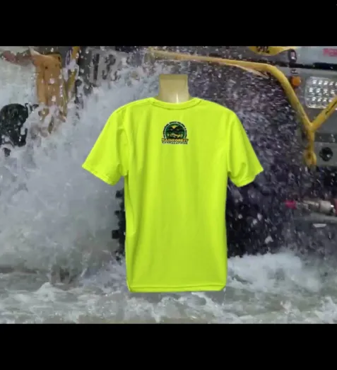 RAINFOREST CHALLENGE DRY FIT T-SHIRT - HI VISIBILITY YELLOW - RFC-2XL