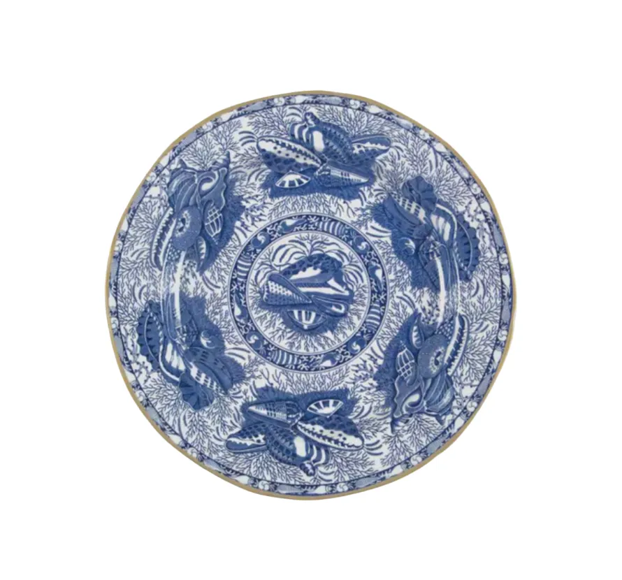 Rare Antique Mottahedeh Torquay Salad/Dessert Plate in Blue